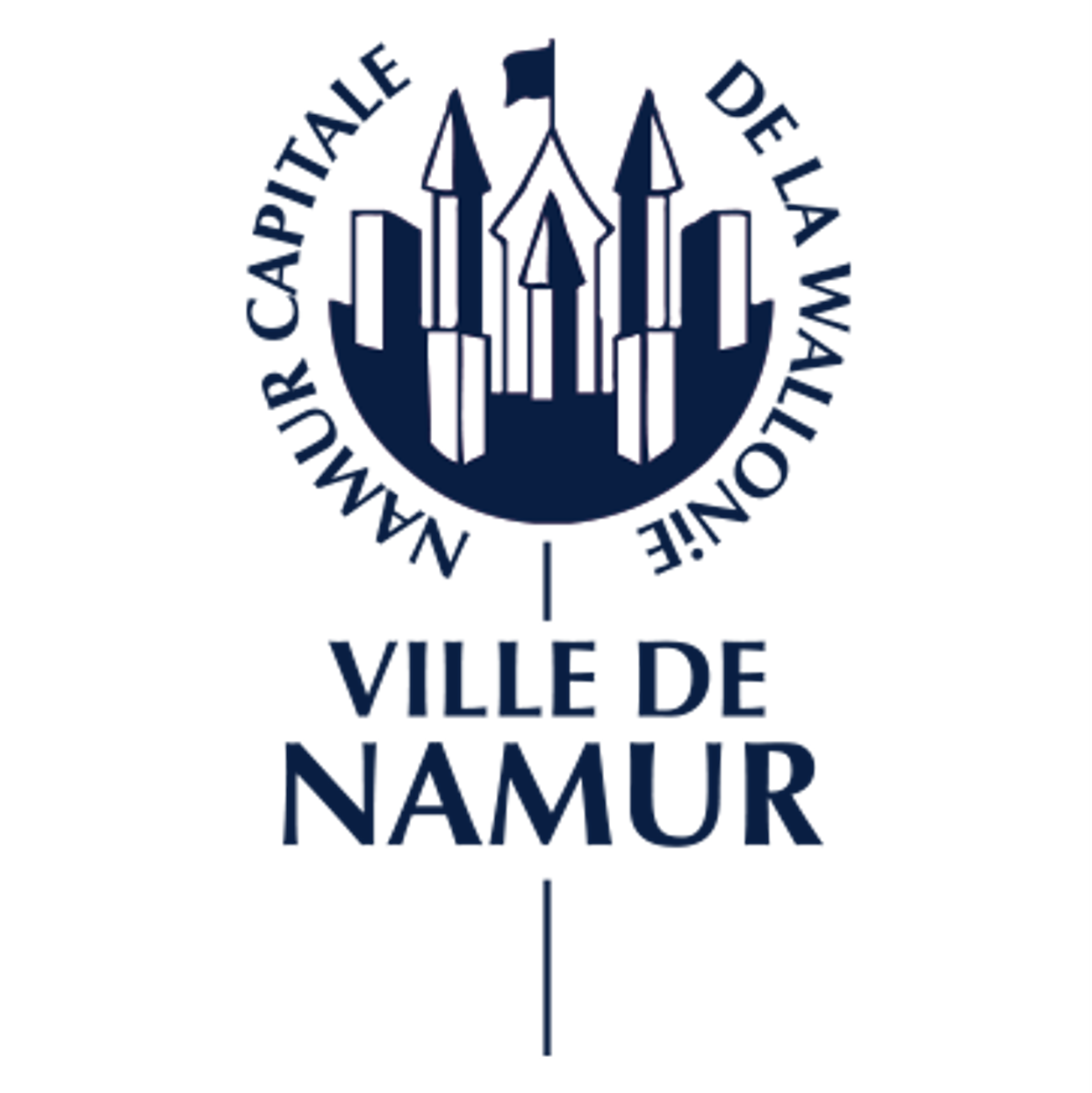 Ville de Namur - fond blanc